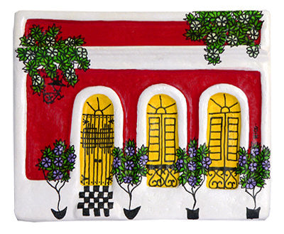 Calle Hospital #58 – Handcrafted Old San Juan Building Replica