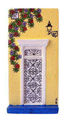 Medium Door #1 – Handcrafted Old San Juan Door Replica