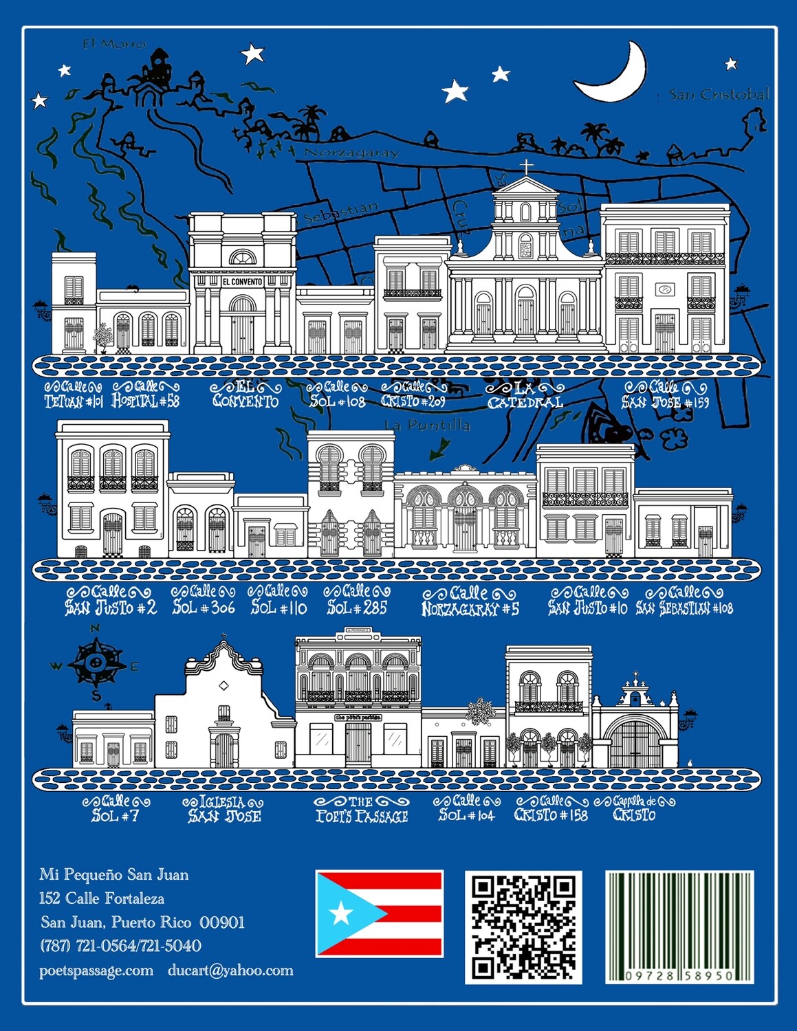 Mi Pequeño San Juan Color Our City - Coloring Book